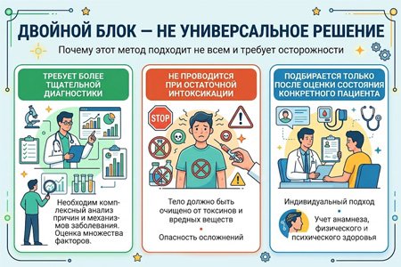 Инфографика Двойной блок не универсальное решение&raquo;